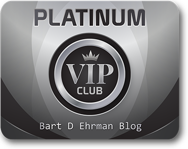 Bart D Ehrman Blog Platinum Membership