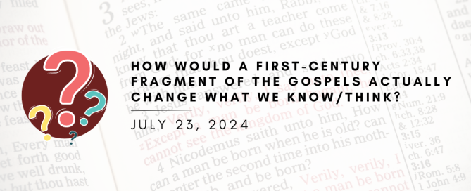 How would a first-century gospel of Mark change what we already know?