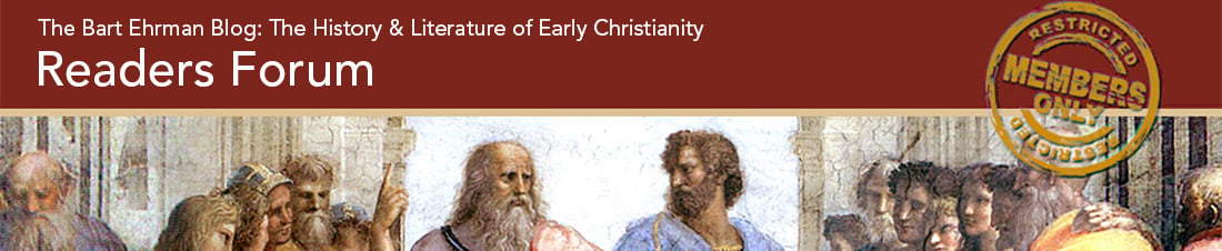 Bart Ehrman Blog Readers Forum