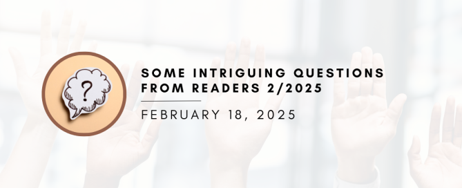 Some intriguing questions fro readers