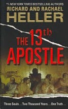 Bood cover: "The 13th Apostle" by Richard and Rachel Heller